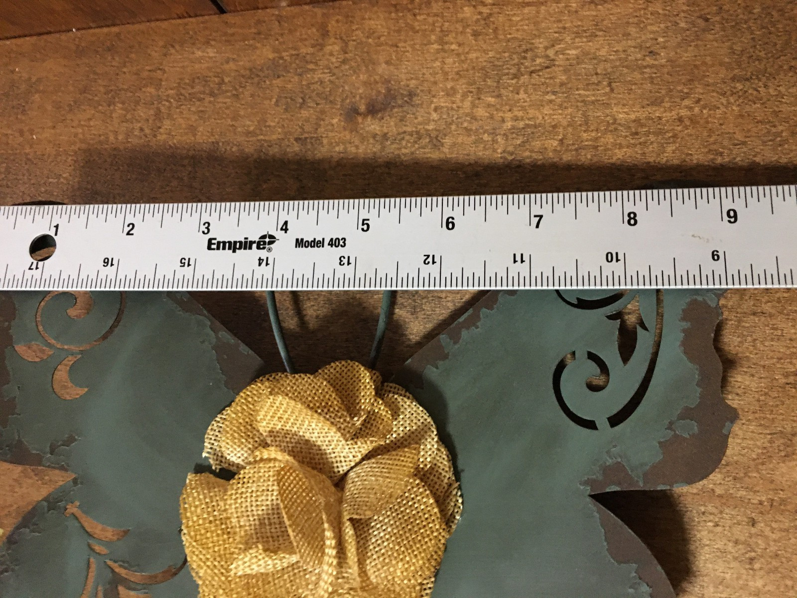Butterfly Wall Decor Metal Rustic Wall Hangings Set Of 2 Butterflies NWOT 9×7