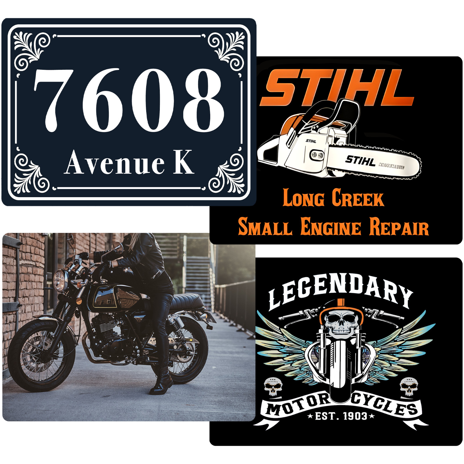 8×12 Custom Metal Signs 12×16 Personalized Iron Sign Vertical or Horizontal