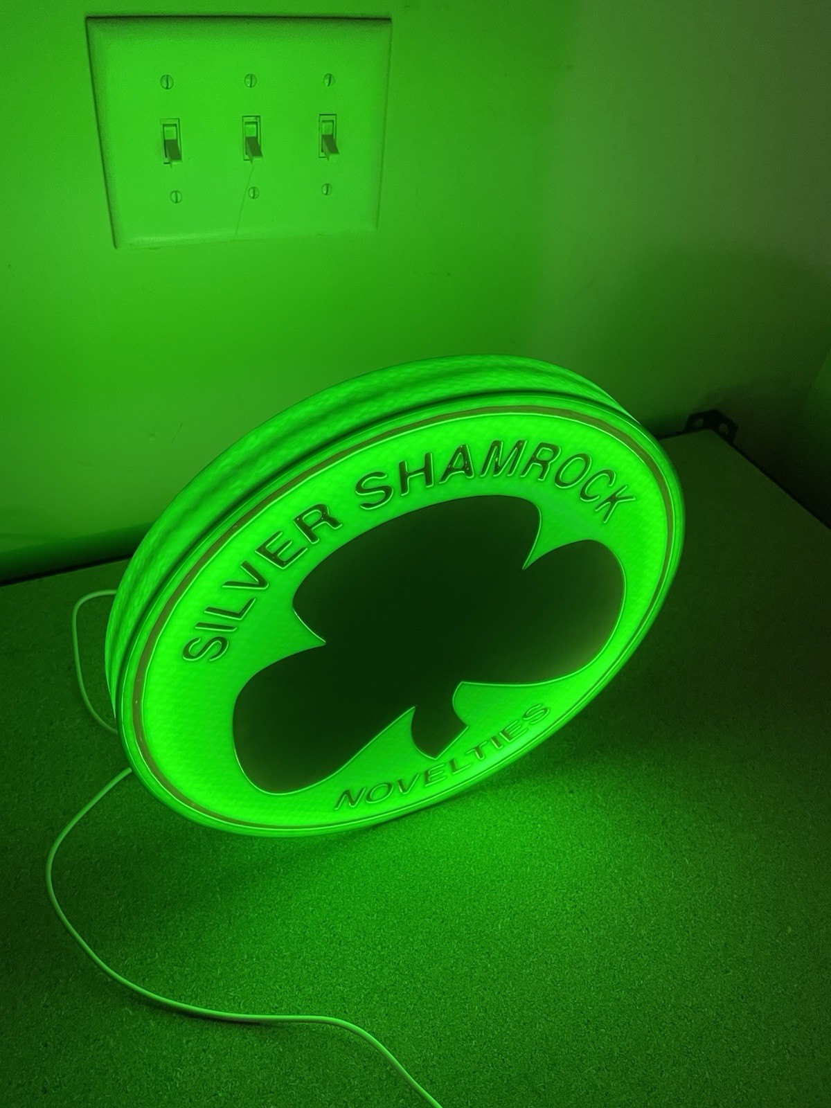 halloween light box sign