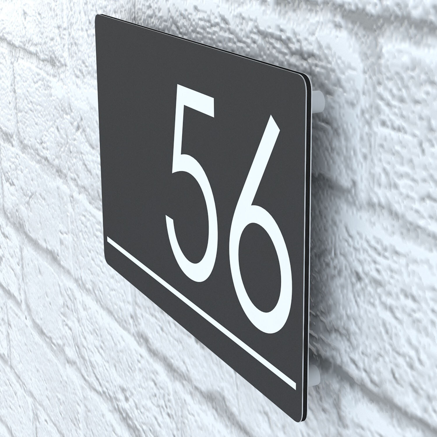 Floating House Signs Plaques Door Numbers 1 – 999 Personalised Name Plate