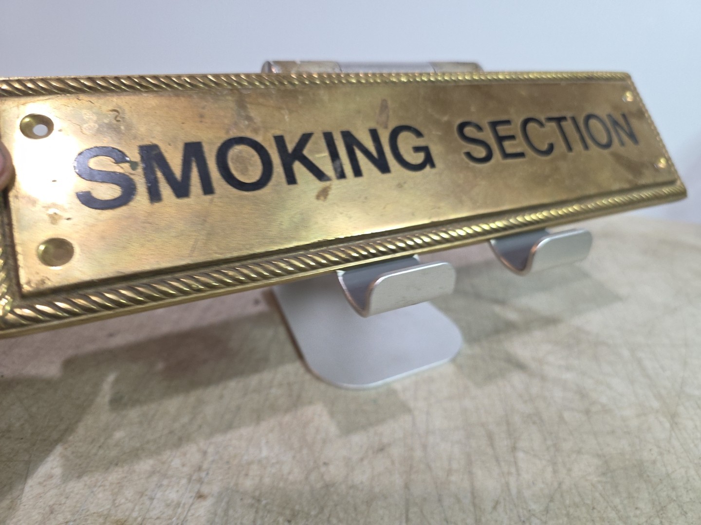 Solid Brass Door or Wall Sign Plaque 12″ X 3″ X 1/4″ PLAIN