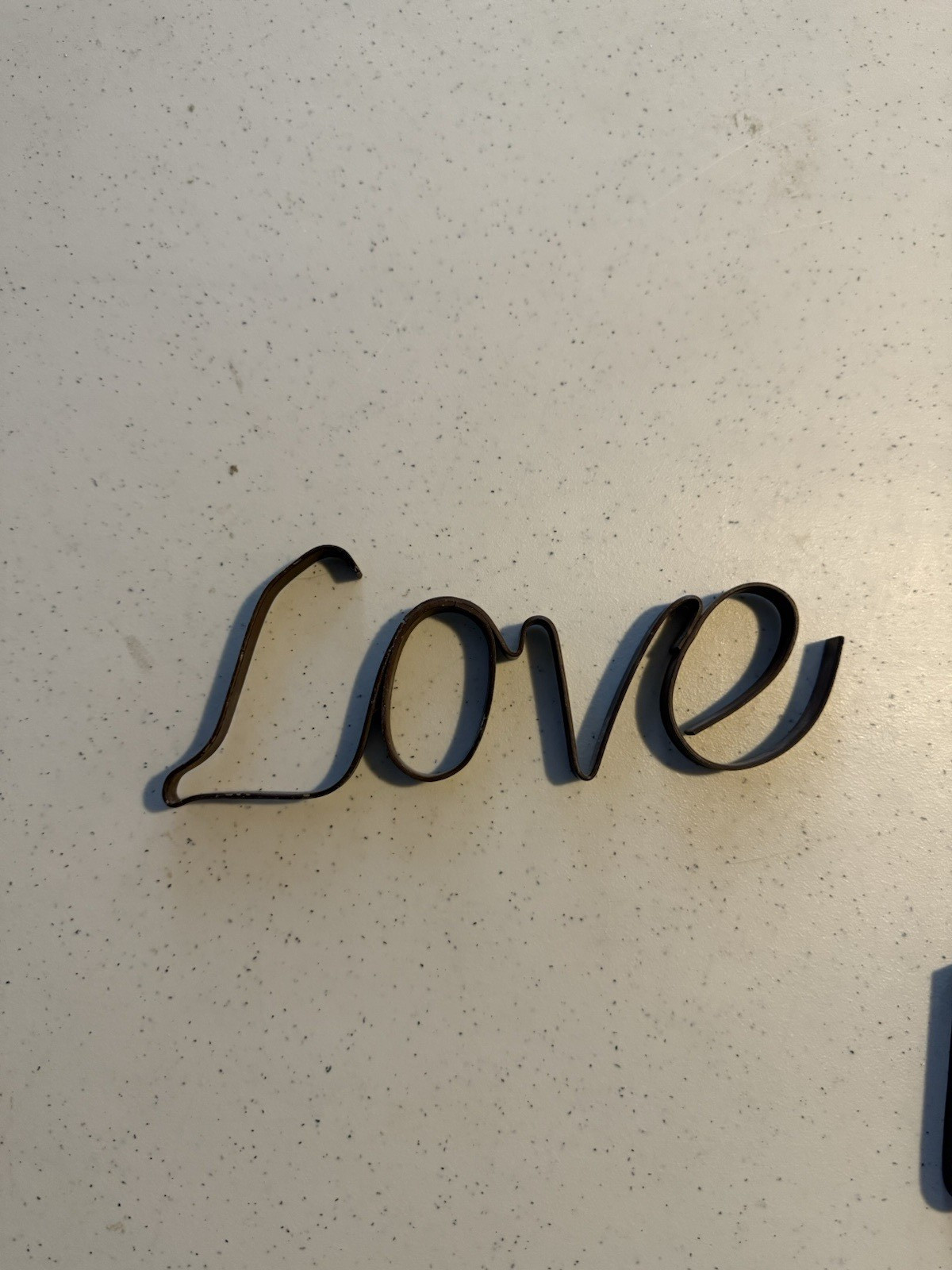 Live, Love, Laugh Set of 3 Rust Finish Metal Words Wall or Shelf Decor Farmhouse