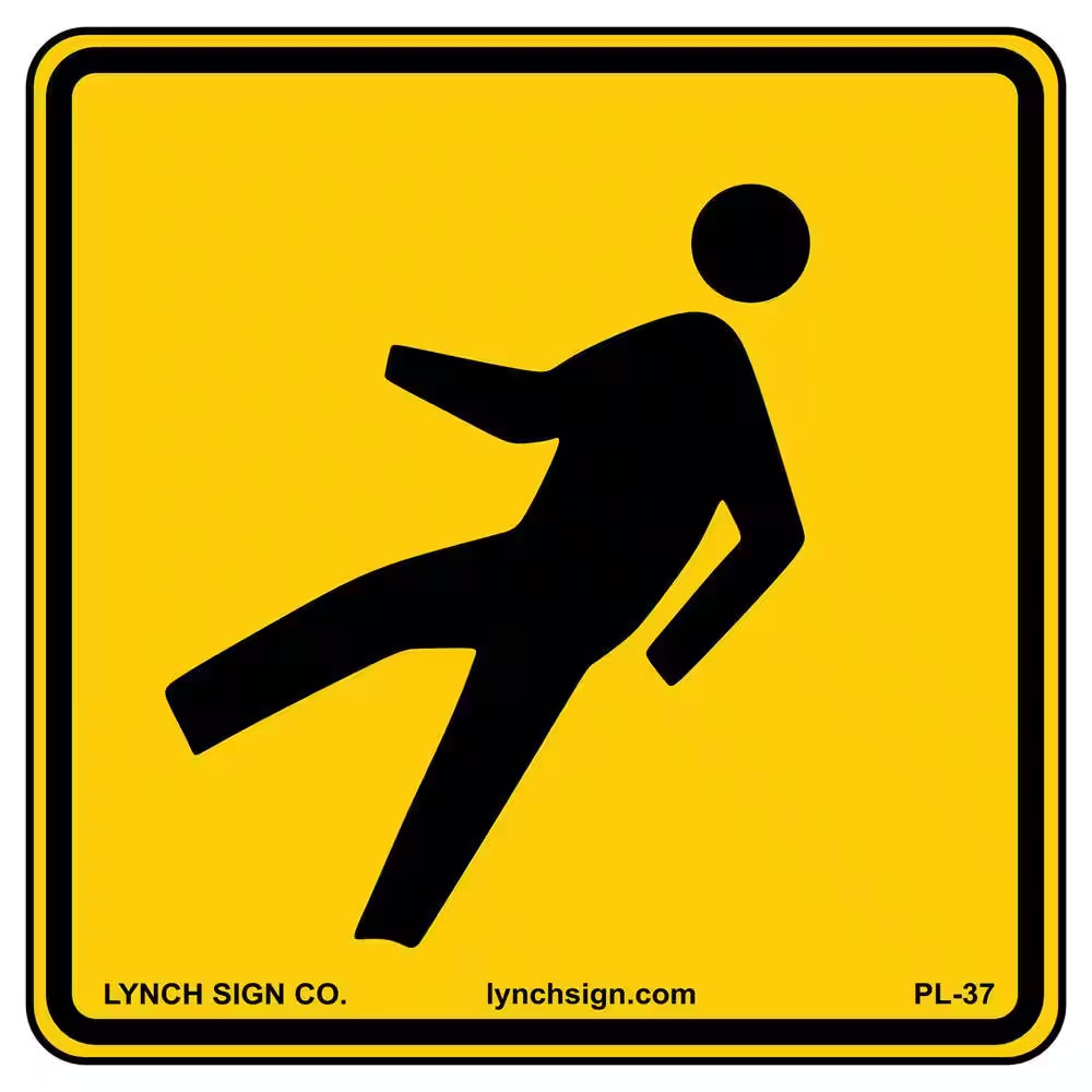 18 In. X 18 In. Pedestrian Sign Printed on More Durable, Thicker, Longer Lasting