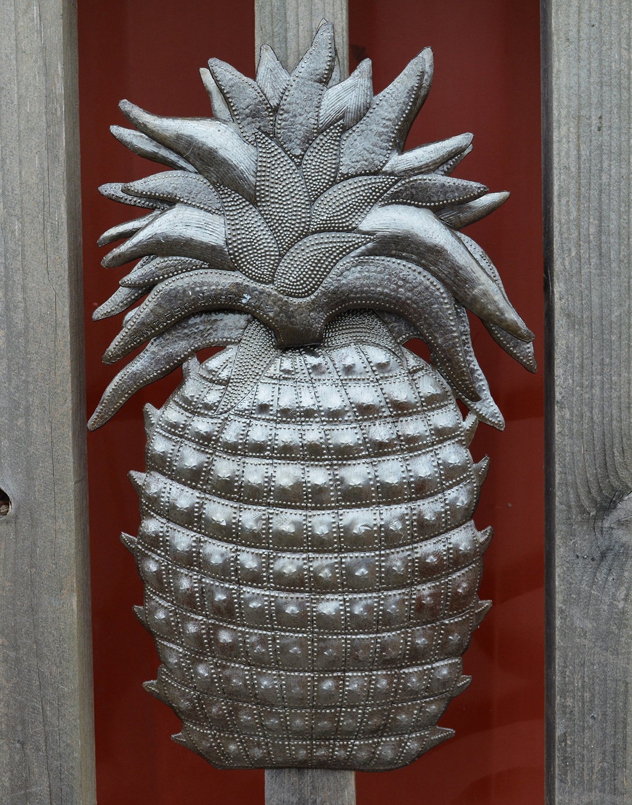 Cactus Pineapple Welcome Home Wall Hanging Sign 9 in. x 14.25 in. – Handmade