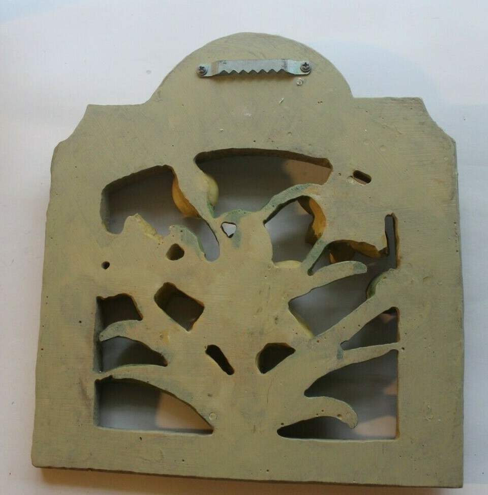 Distressed Resin Sign-” All Things Grow With Love” with Flowers and Ladybug