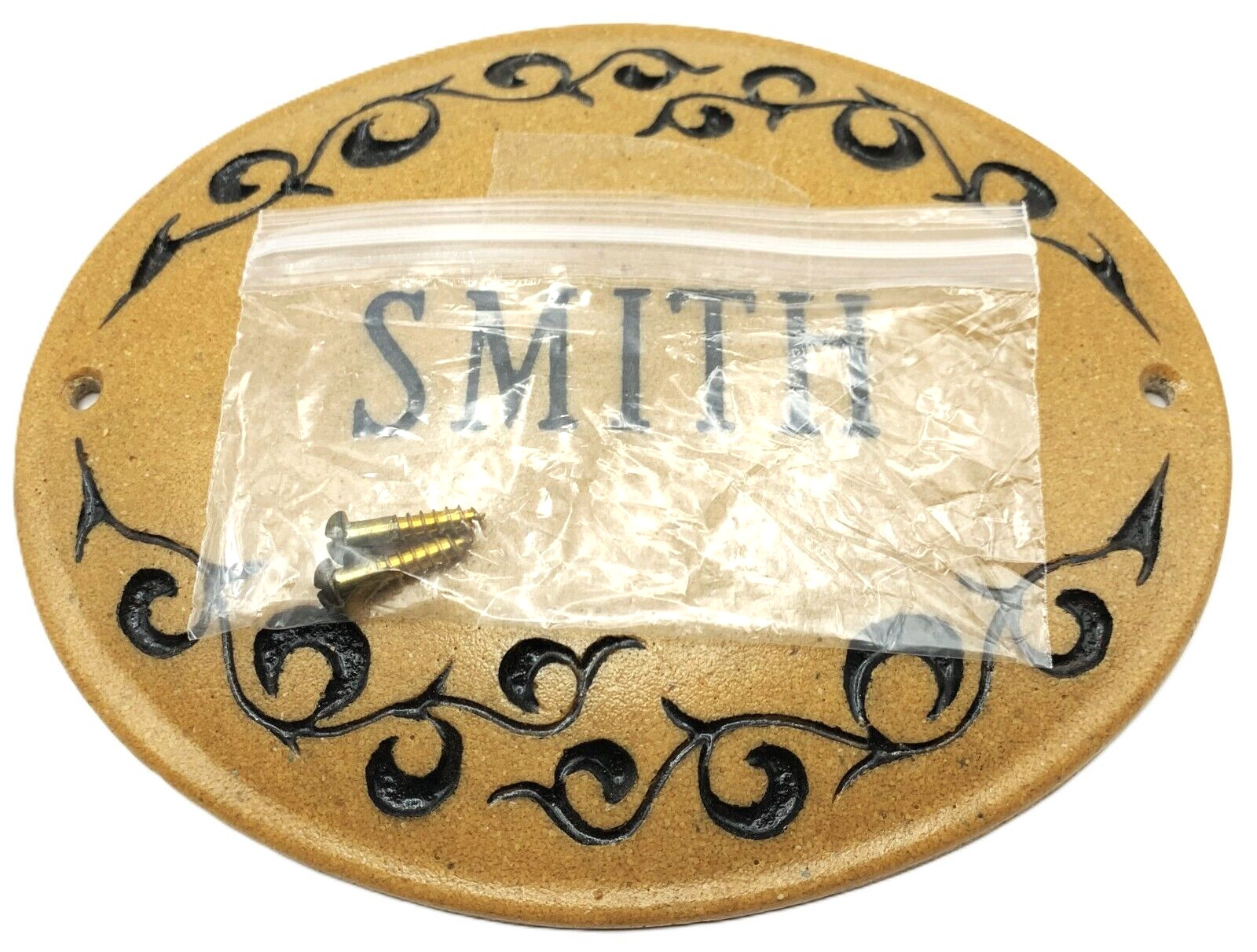 SMITH Name Plaque Home Door Office Personalized Carved Stone Product 8×10 Plaque
