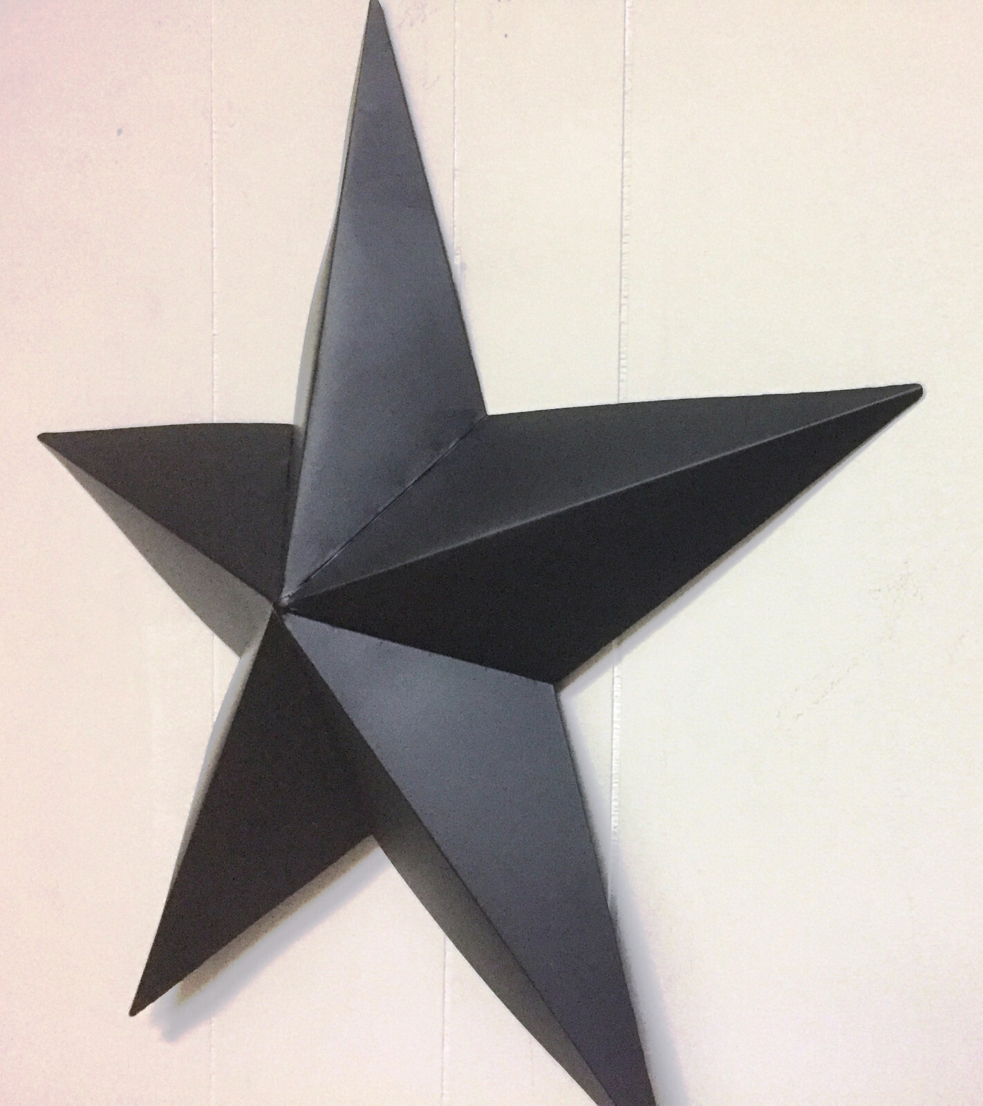 Black Barn Star Metal Vintage Wall Art Farm Home Decor Decoration Plaque 24 inch