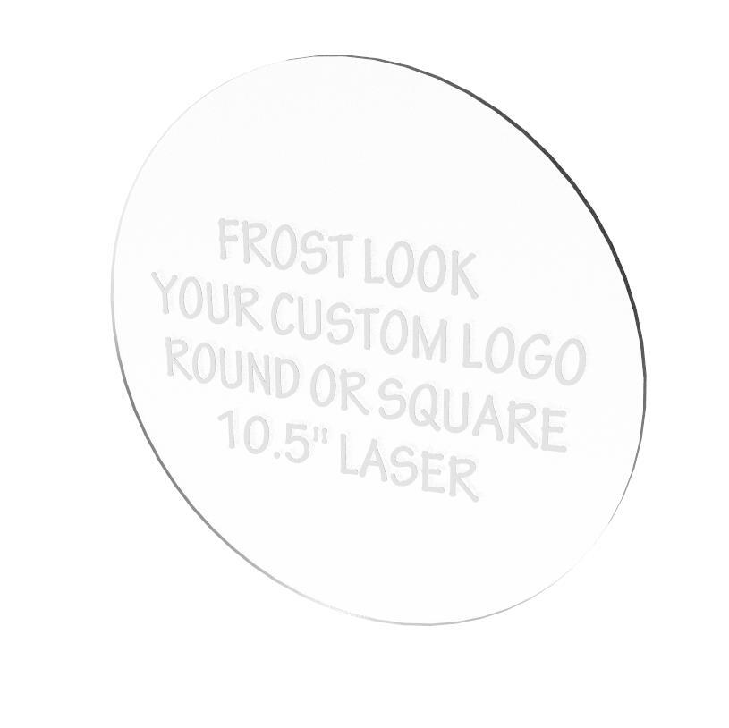 Laser Etched Custom Logo Church Emblem Business Sign Shop Offices Name 10.5×10.5