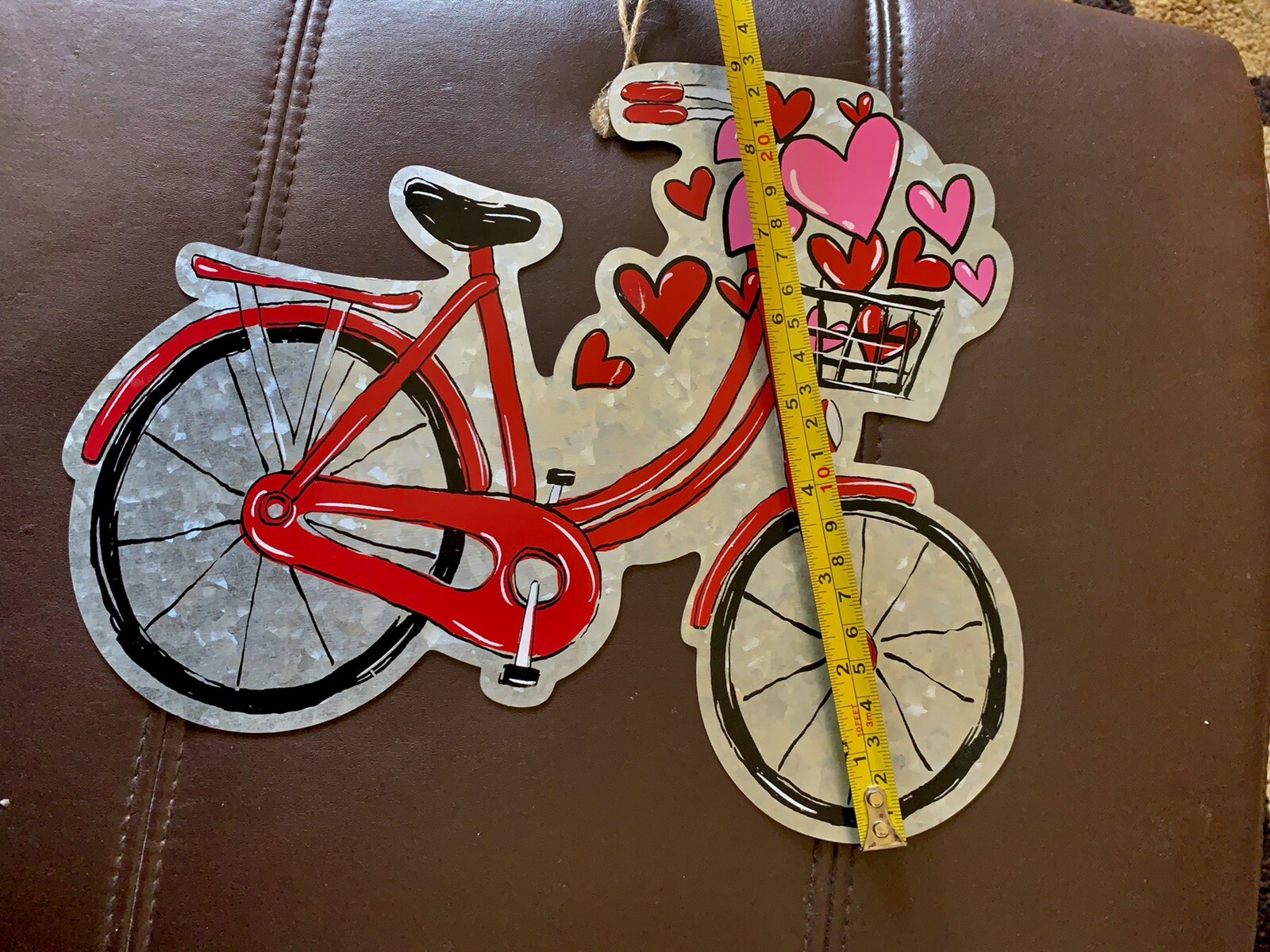 Bicycle Bike Unfinished Metal Laser Cut Out Cutout Shape Crafts Sign 