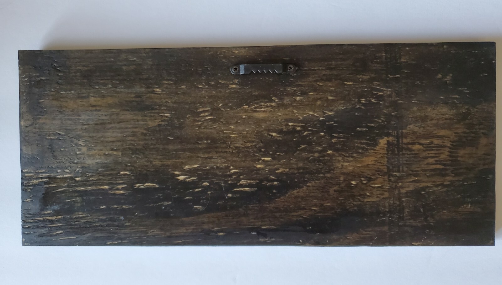 DISTRESSED HAND PAINTED WOOD DOG SIGN