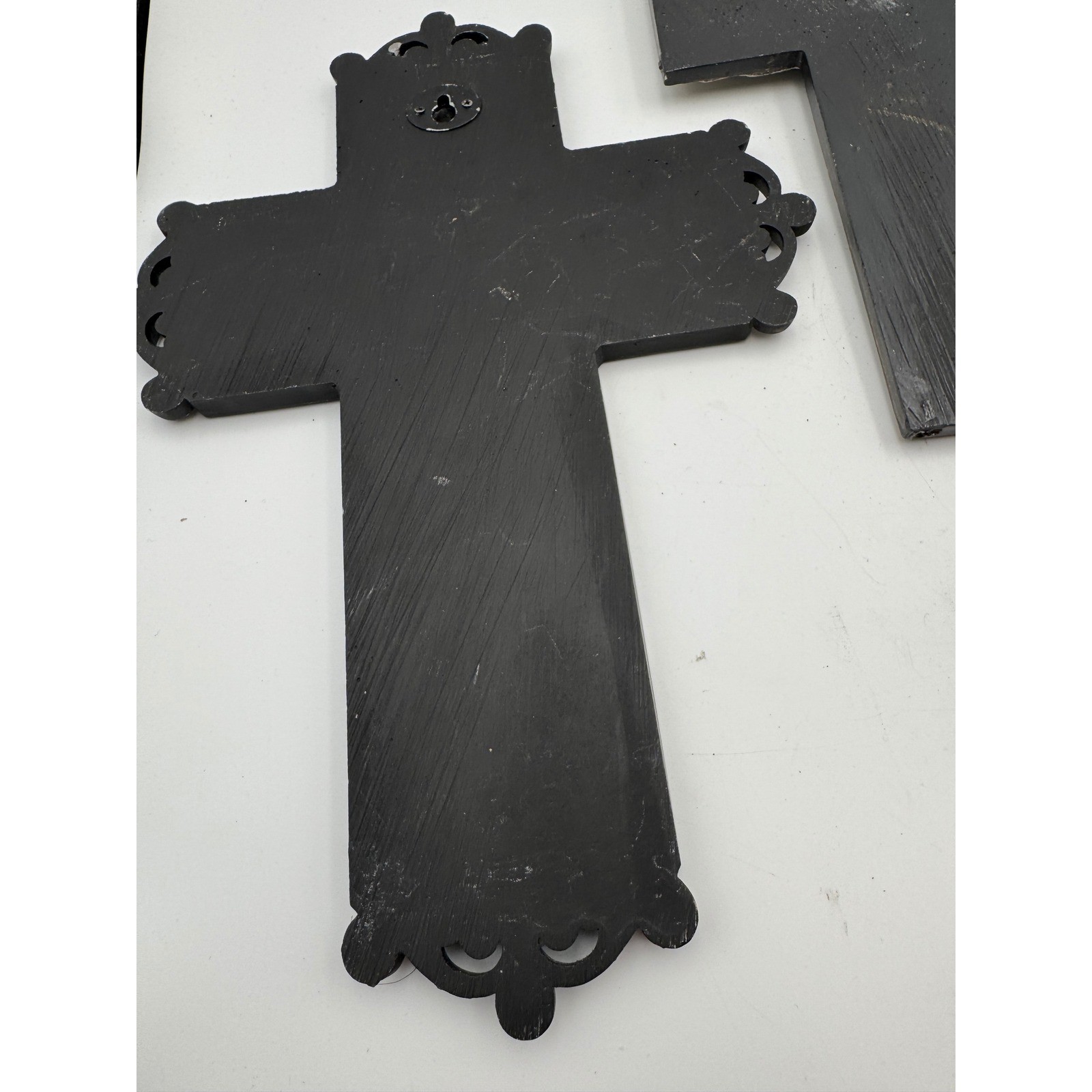 Set of 3 Religious Wall Crosses Bible Verse Scripture Faith John 3:16 Decor