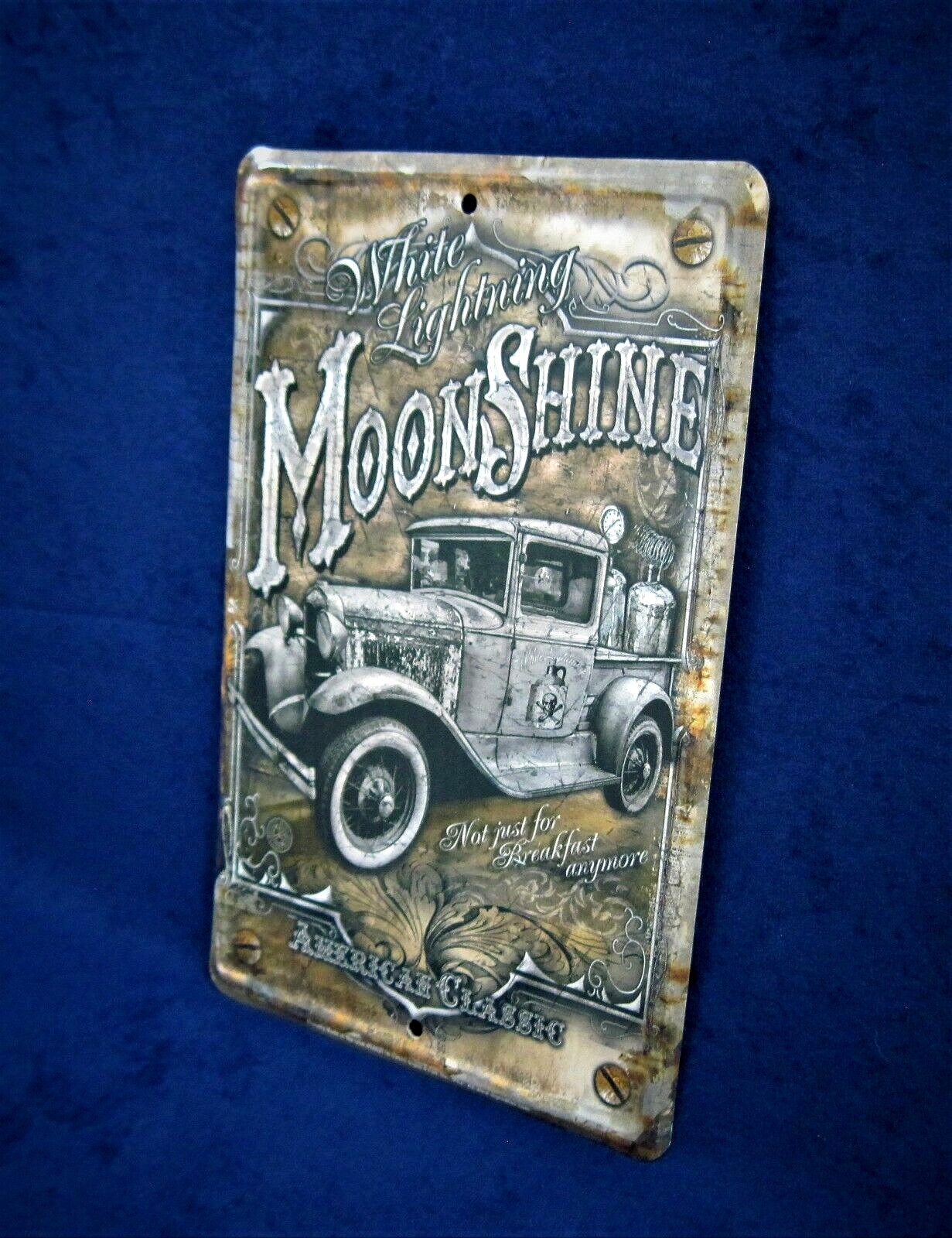 MOONSHINE – *US MADE* – Full Color Metal Sign – Man Cave Garage Bar Pub Décor