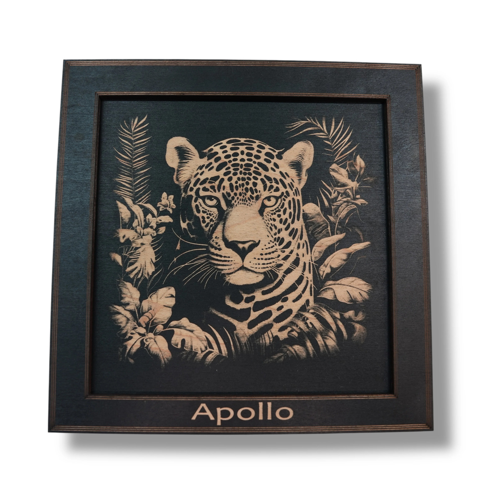 Framed Art – PERSONALIZED – CUSTOM – Leopard