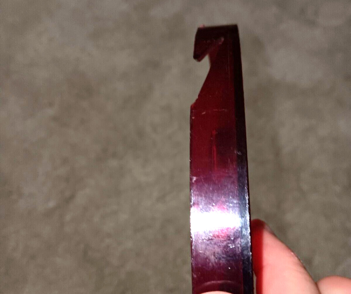 Vintage Red Wagner Marquee Theater Numbers Appx 8 1/4″