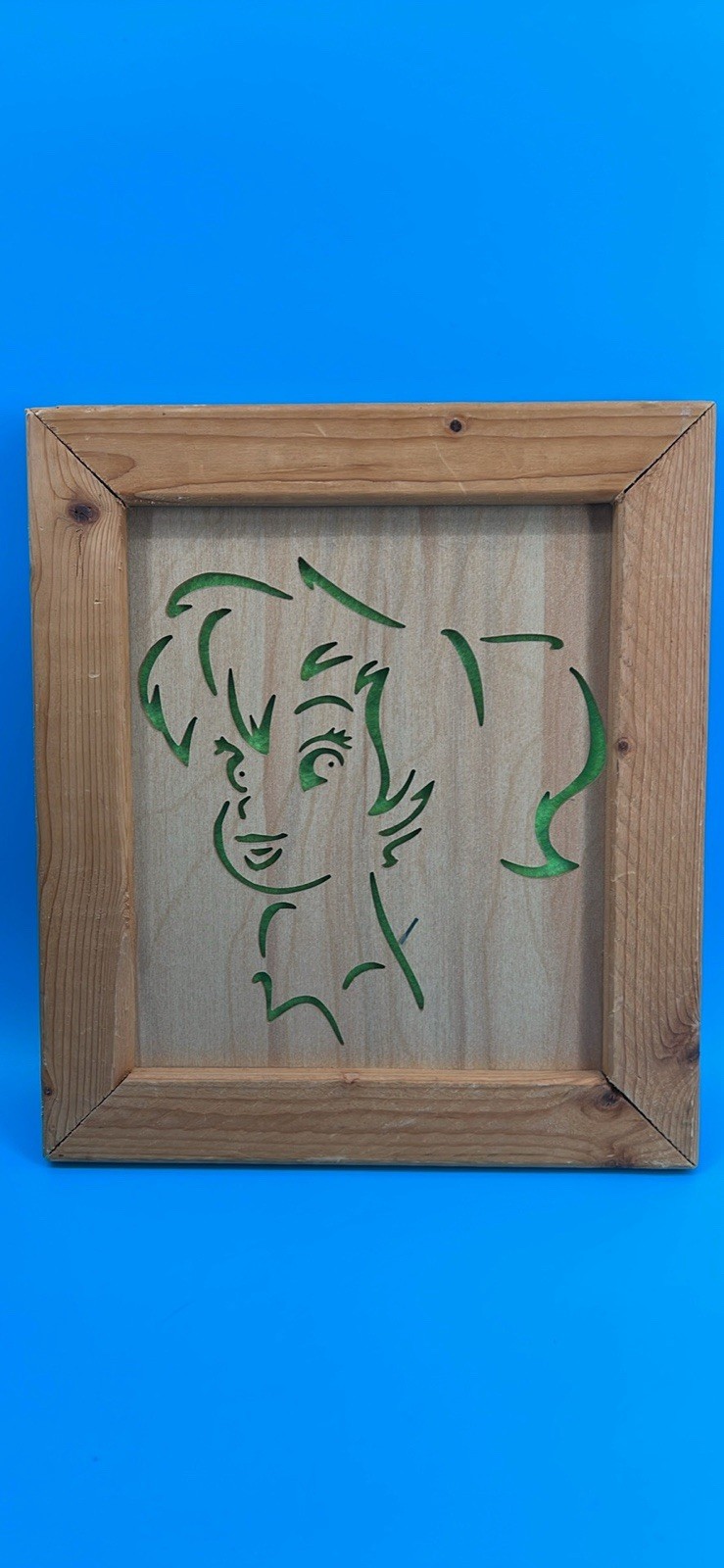 Tinker Bell Wooden Stencil Portrait Wall Art