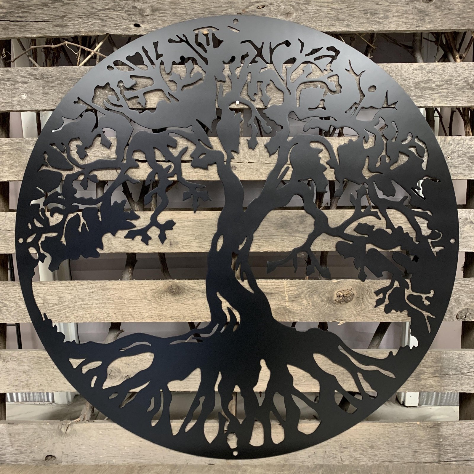 Tree Of Life Metal Wall Art, Metal Tree Outdoor Decor