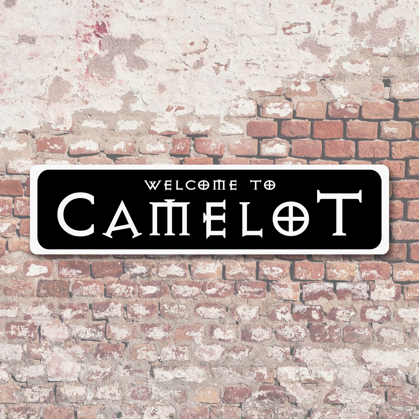 Welcome To Camelot 6″x24″ Metal Sign King Arthur Excalibur Gift Decor