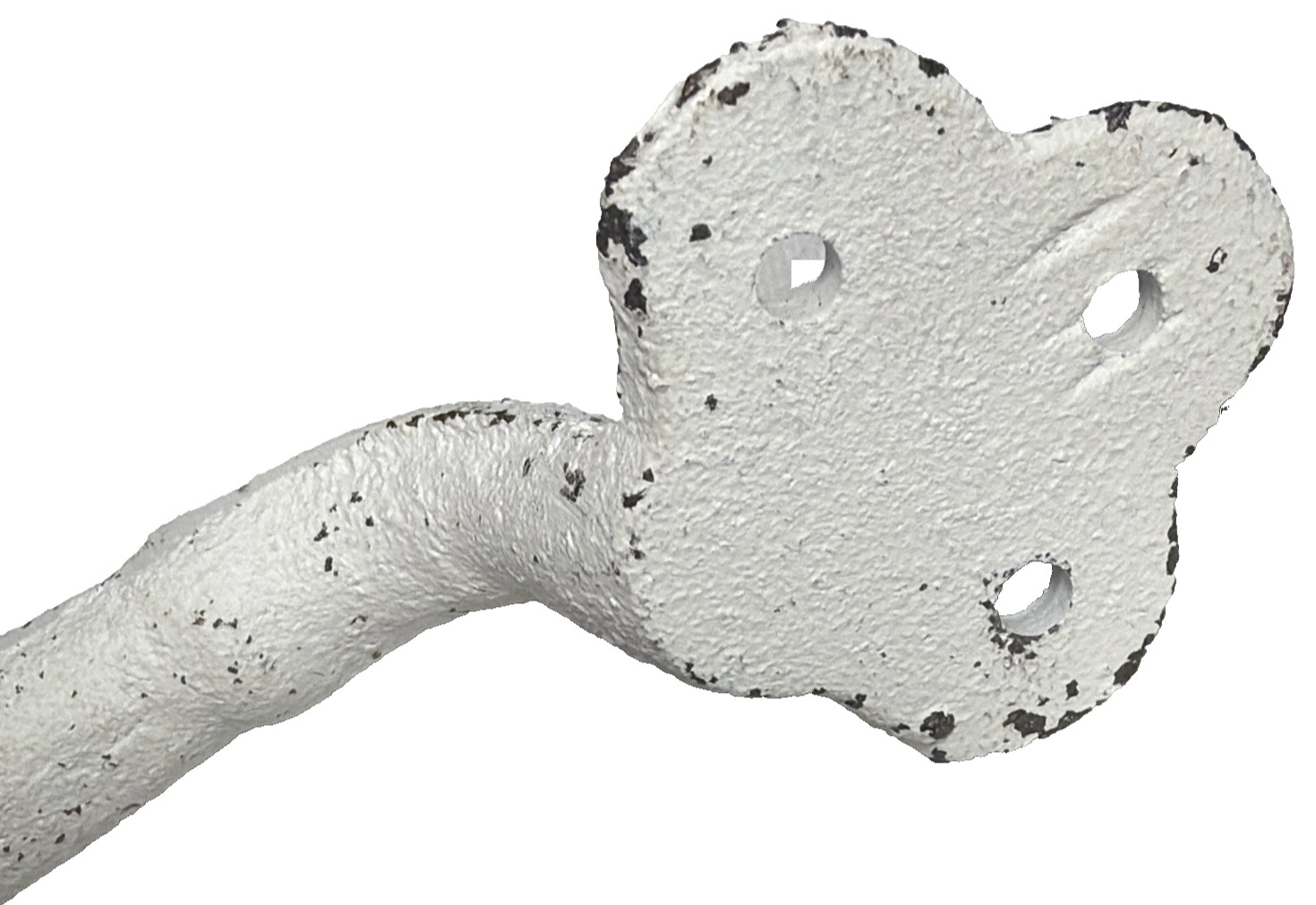 New Hobby Lobby 9in White Rustic Grab Handle Metal