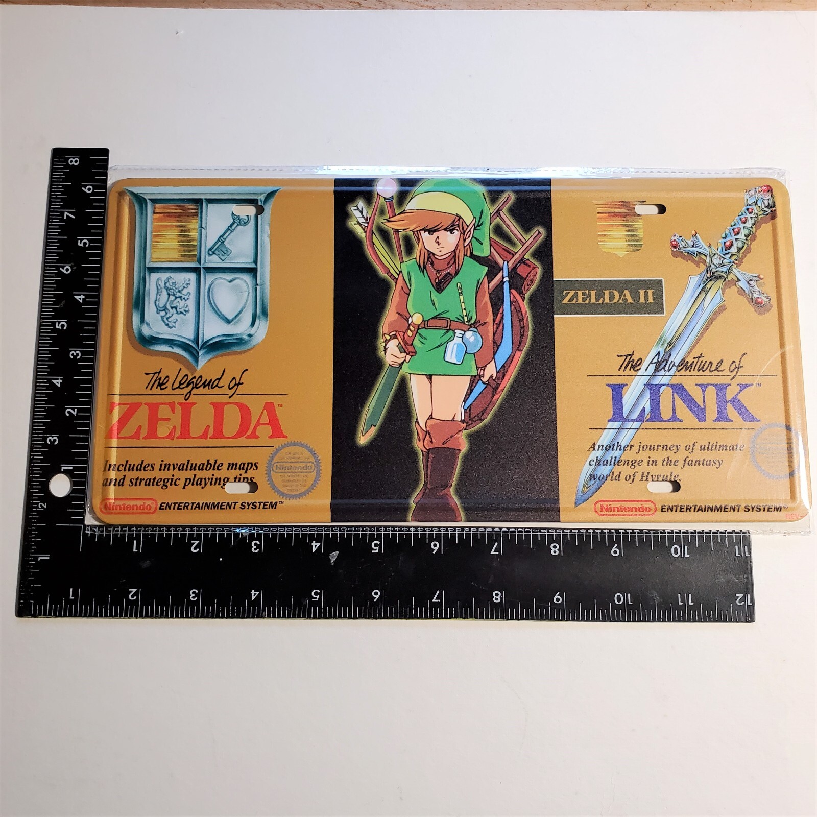 6×12 inch license plate Nintendo metal signs retro wall art NES Mario Zelda