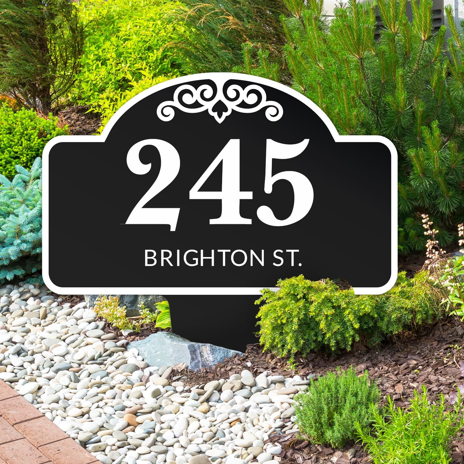 Custom House Address Yard Sign Lawn Arch Address Plaque Personalized House