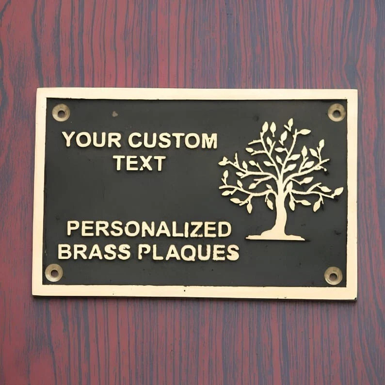 Ideal for Recognition Plaques Personalized Brass Plaque Name Plates, and sign