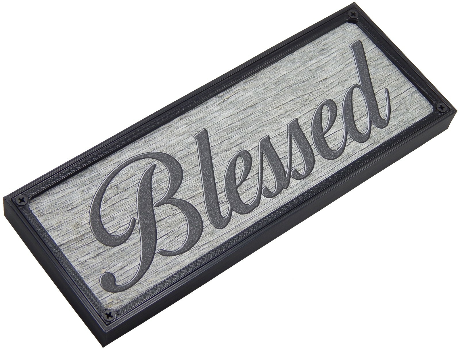 Blessed Rustic Farmhouse Kitchen Standing Sign or Wall Hanging Home Decor Print