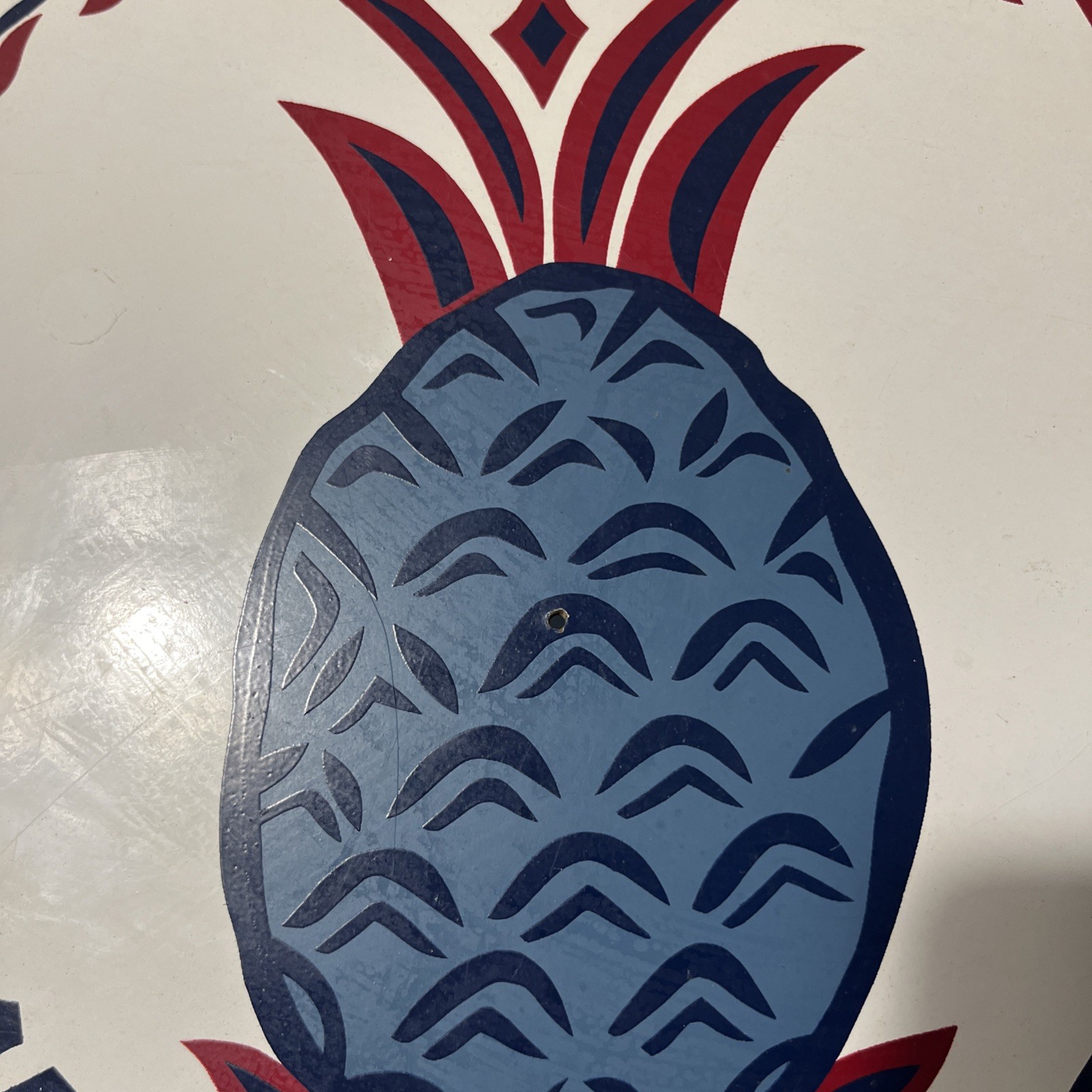Jacob Zook Hex Sign Welcome Pineapple Hospitality Pennsylvania Dutch 15”