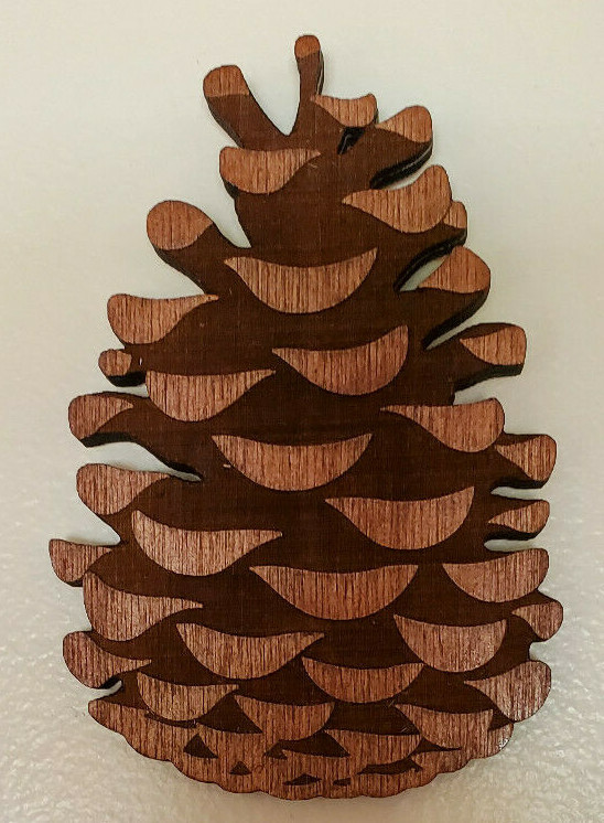 Beautiful Set of 3 Custom made Pine Cone accents for your picture arrangements.