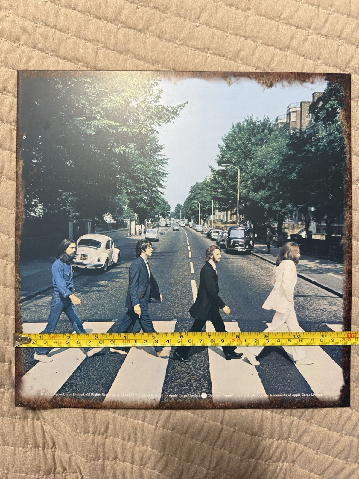 Abbey Road The Beatles Vintage Metal Sign for Music Lovers