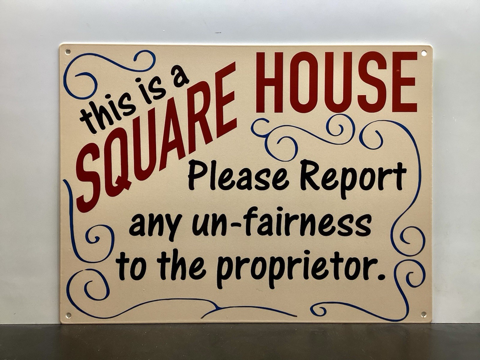 Cheers TV Metal Sign. This Is A Square House 16×12 USA Made