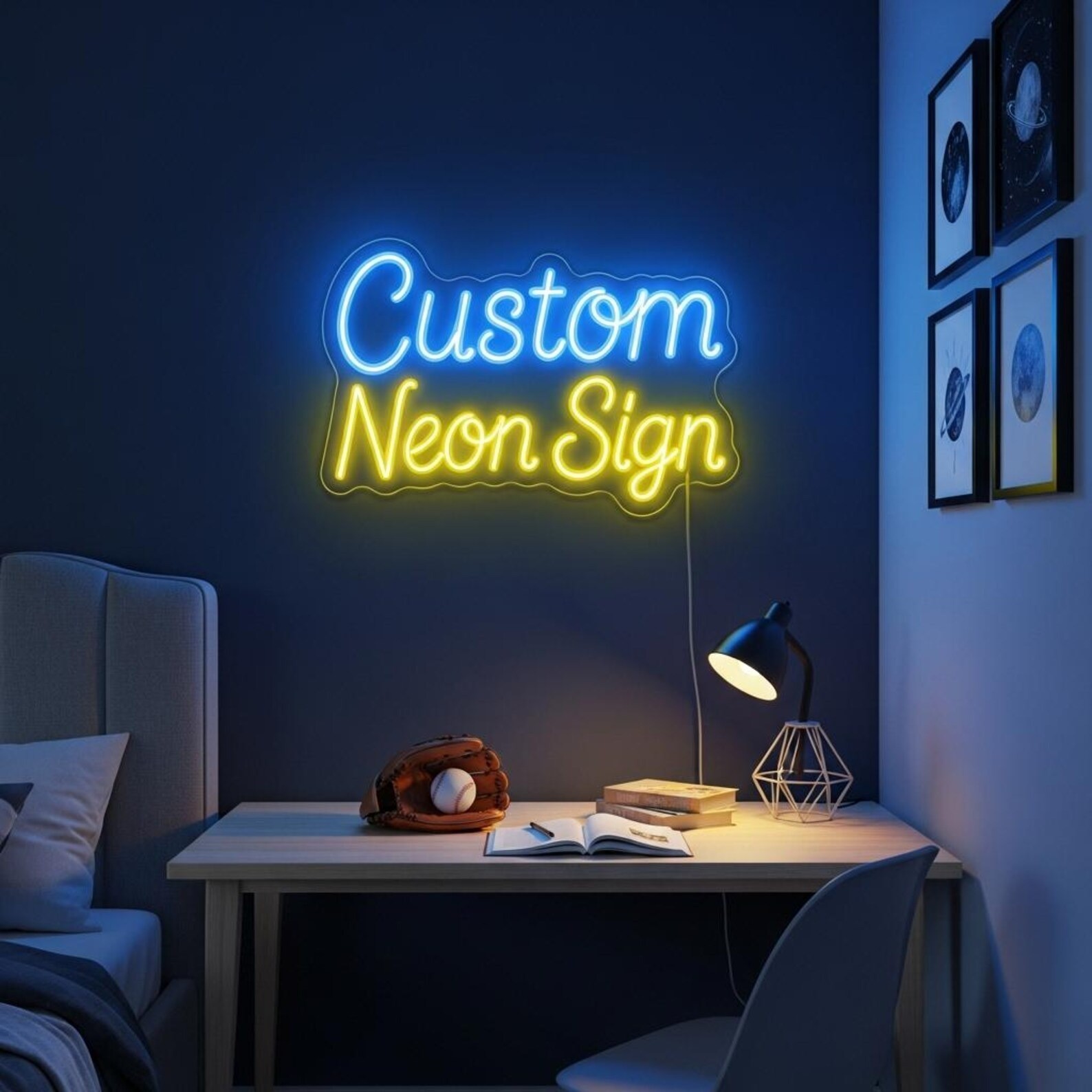 Custom Name Neon Sign Personalized Light Name Sign for Bedroom Wall Decor