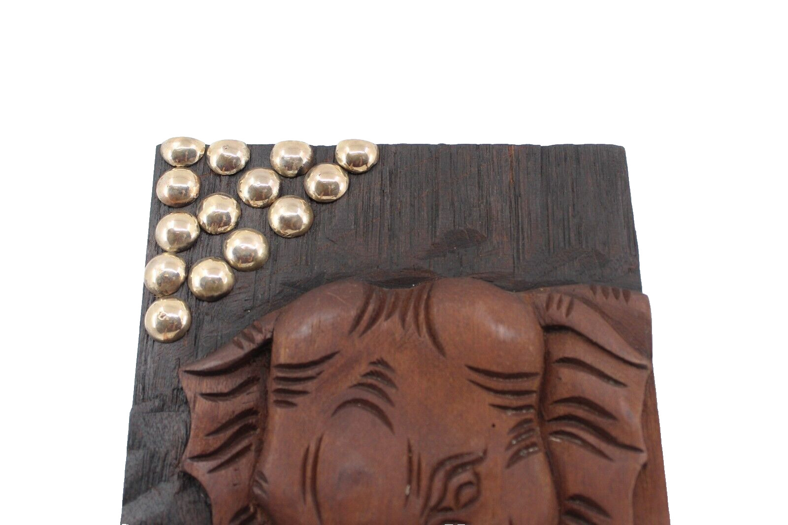 Elephant Hand Carved Wood Hanging Display Sign – Handmade in Laos