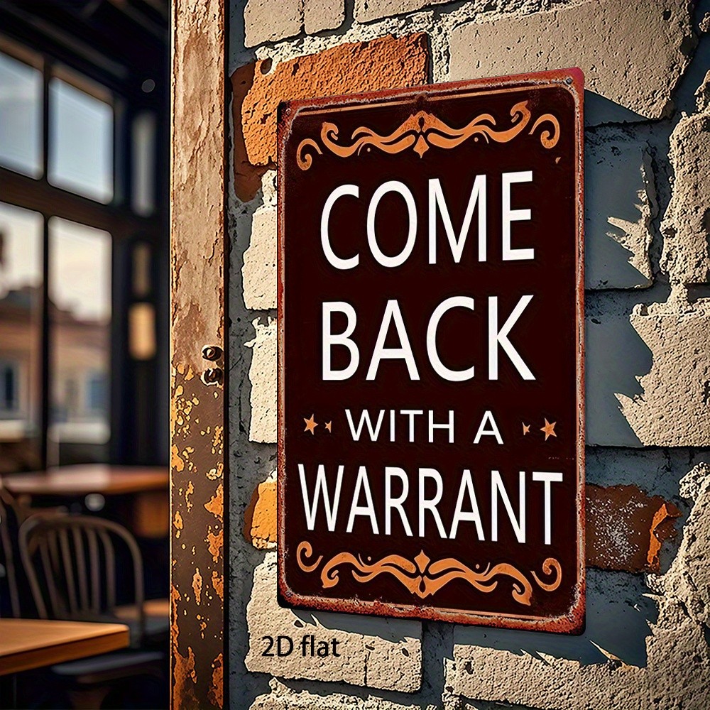 Metal Sign Vintage Decorative Plaque 8×12 Inches