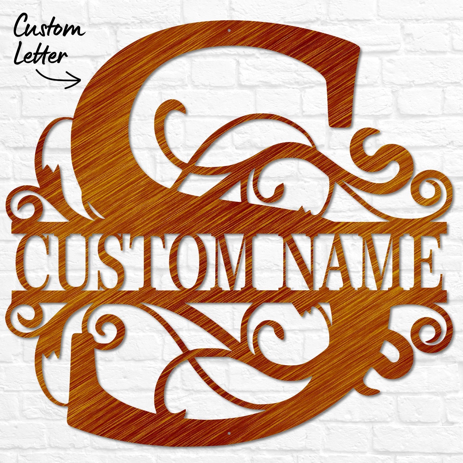 Custom Metal Signs, Wall Decor, Metal Wall Art, Last Name Sign, Family Name Sign