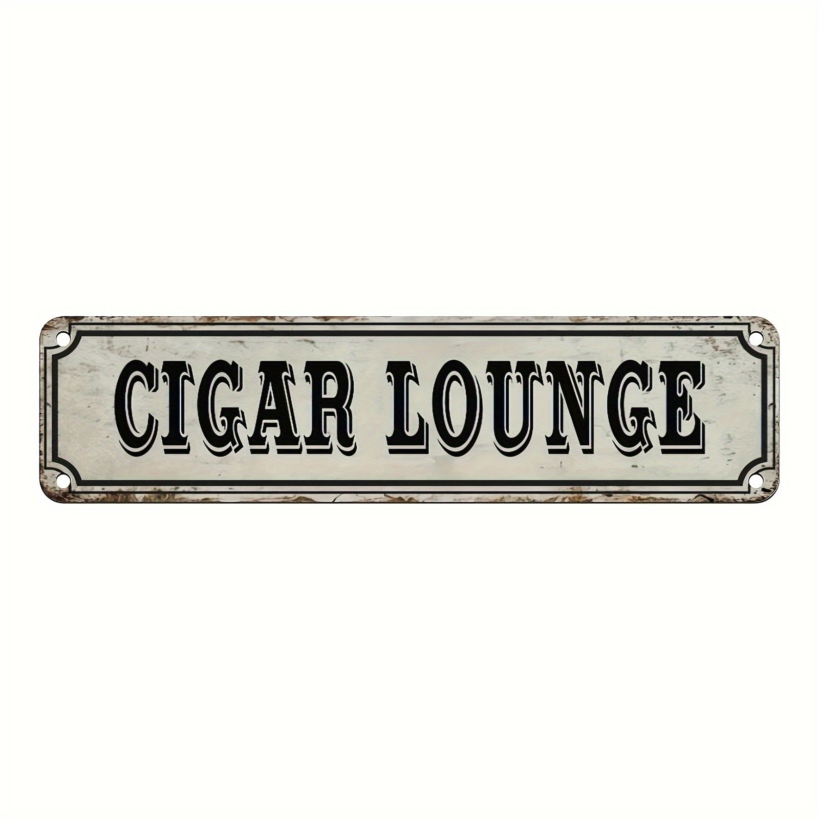 Cigar Lounge Vintage Metal Sign Retro Wall Art Hanging Decor Bar Pub Man Cave