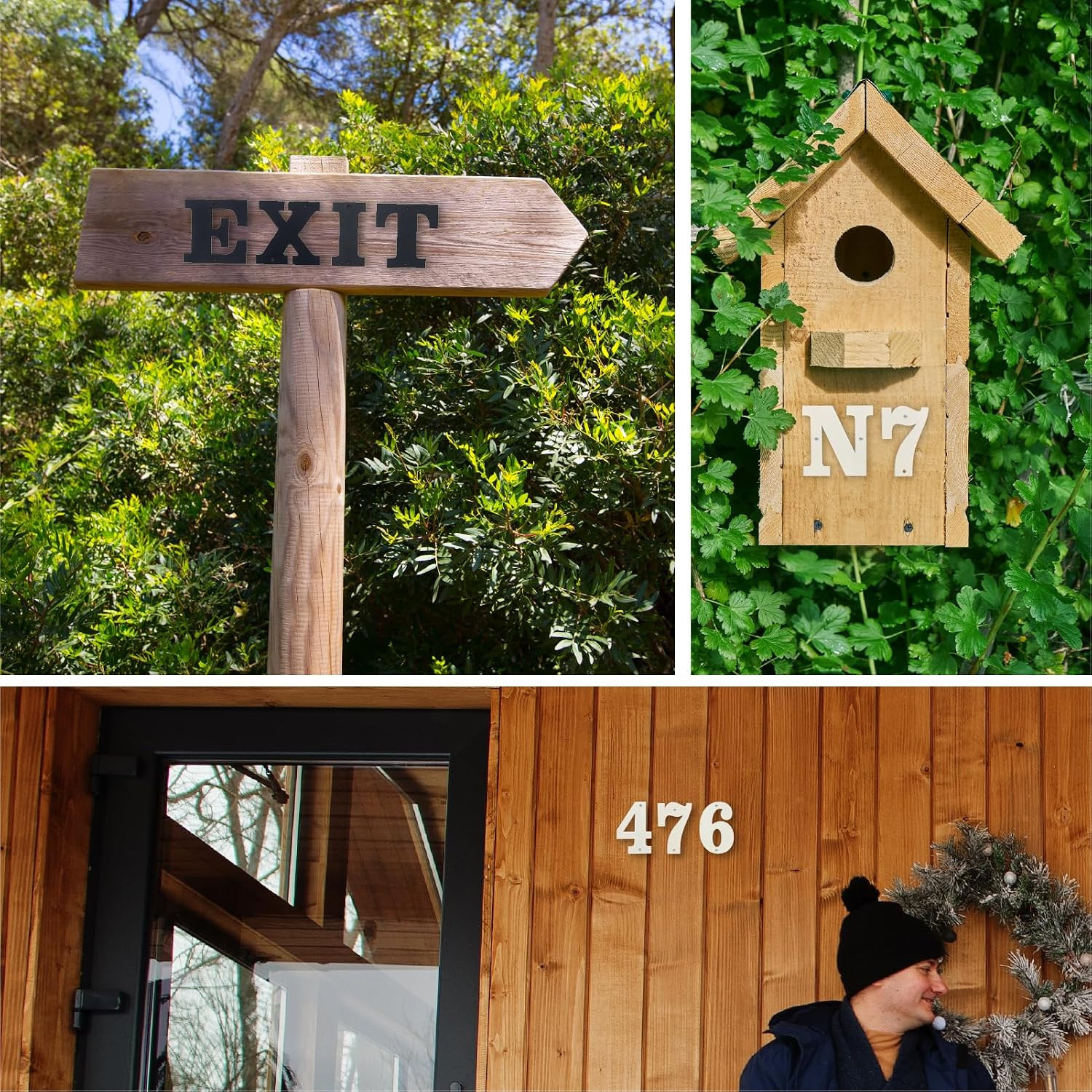 5 Inch House Numbers and Metal Letters for Outdoor Signs – Coated Address Letter