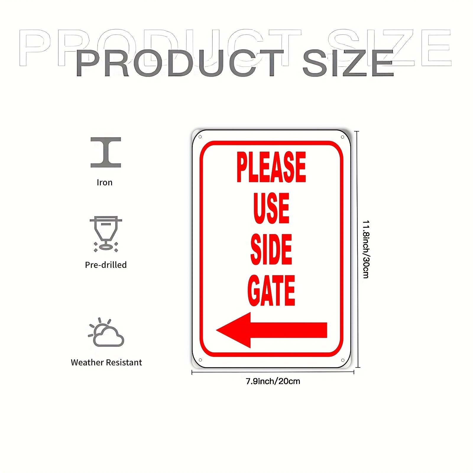 Tin Sign Metal Plaque Wall Art 20*30cm 8*12in