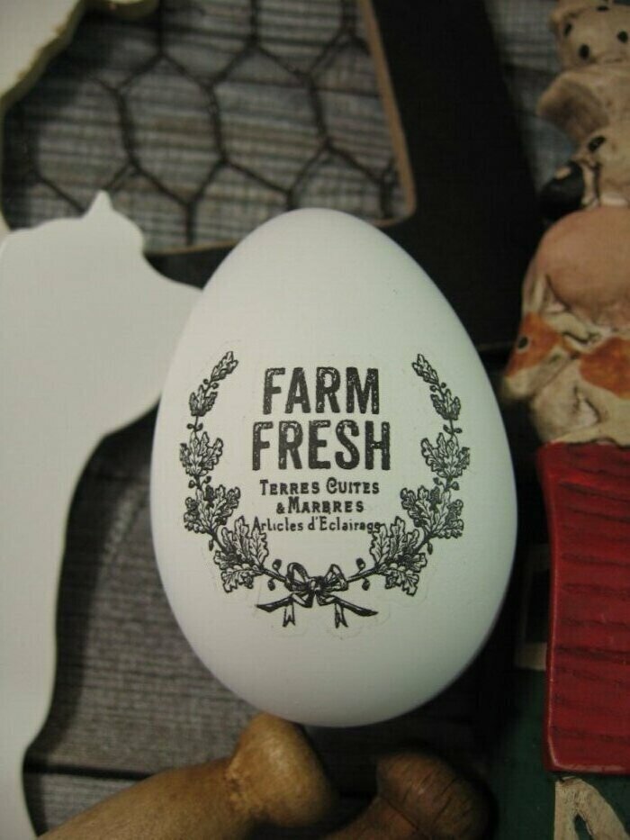 Decorative Farmhouse Lot Cow Sign Plaque Eggs Chalkboard Barn Lot 11 pc