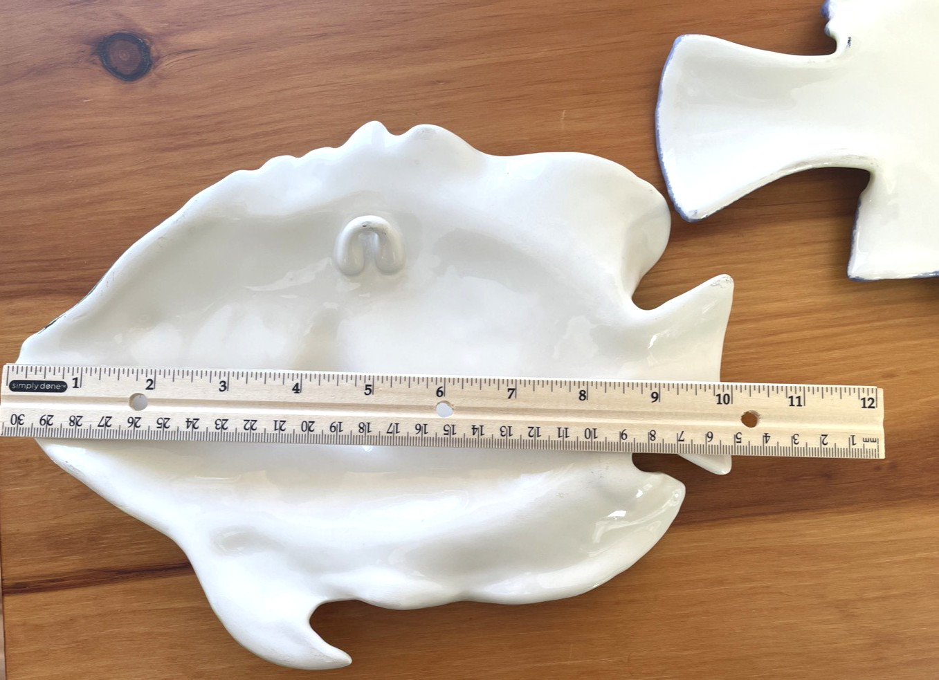 Pair of VTG Style Spotted Bass Fish MCM Wall Art Hand Painted Fish Decor Gift