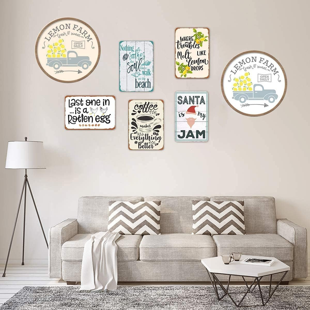 Vintage Metal Signs – Weather Forecasting Stone Tin Sign Poster Wall Decor Plaqu