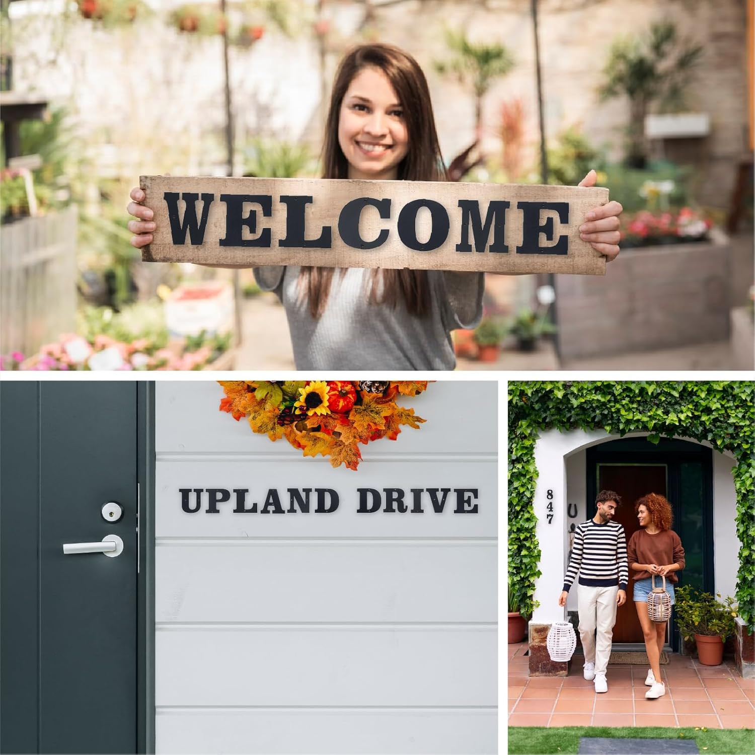 5 Inch House Numbers and Metal Letters for Outdoor Signs – Coated Address Letter