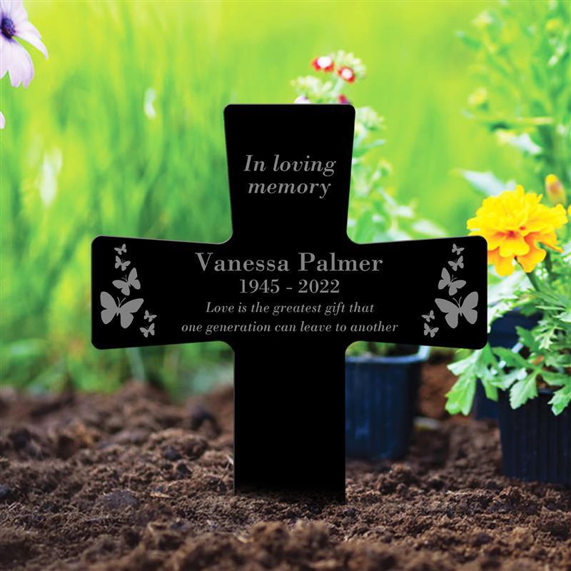 Grave Decoration For Cemetery, Grave Marker Garden, Temporary Grave Marker