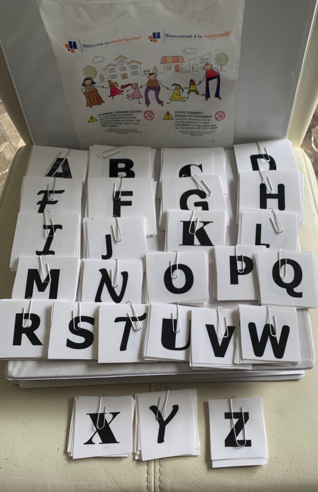 Alphabet Learning for Kids to Learn 5-6 cards for each Letter, Make Leaning Fun