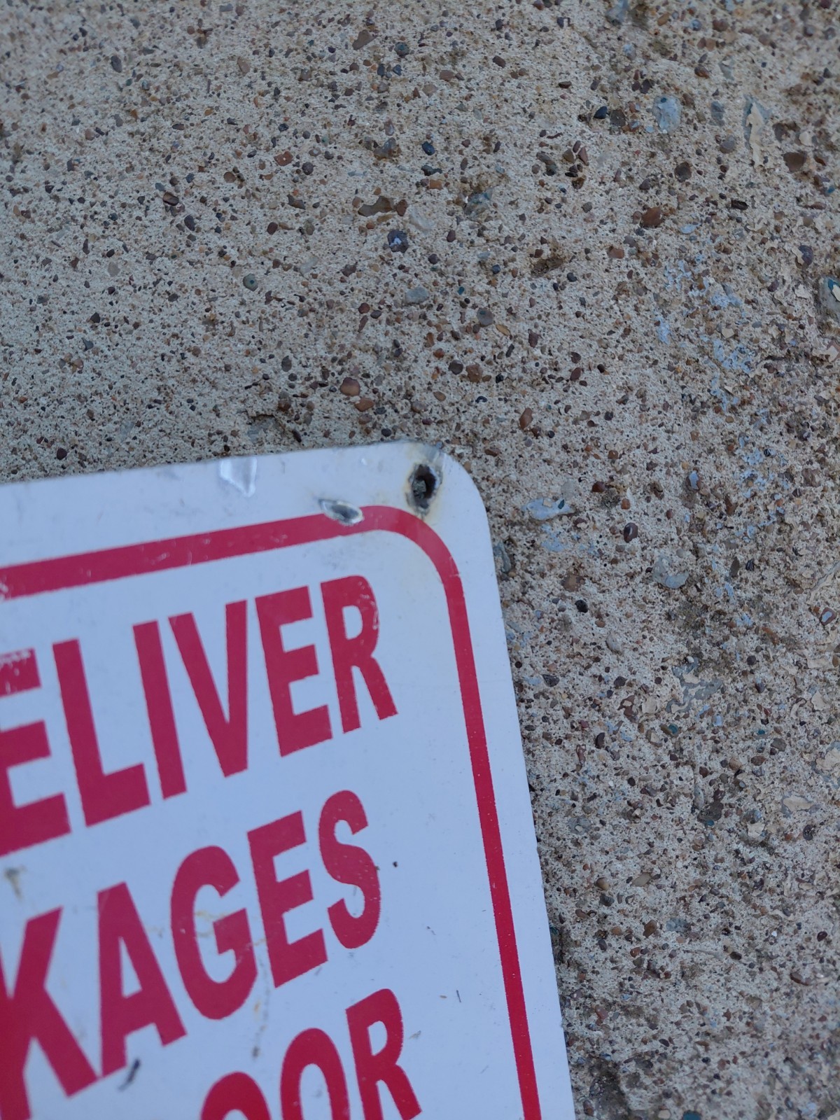 Deliver All Packages To Back Door Arrow Right Sign Ups FedEx Usps Amazon Used