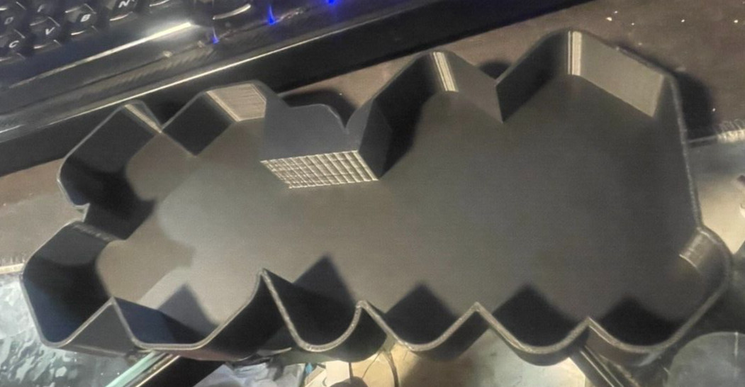 AC/DC Rock Band Logo Sign – 8″ Wall Mount or Standing Display – 3D Printed