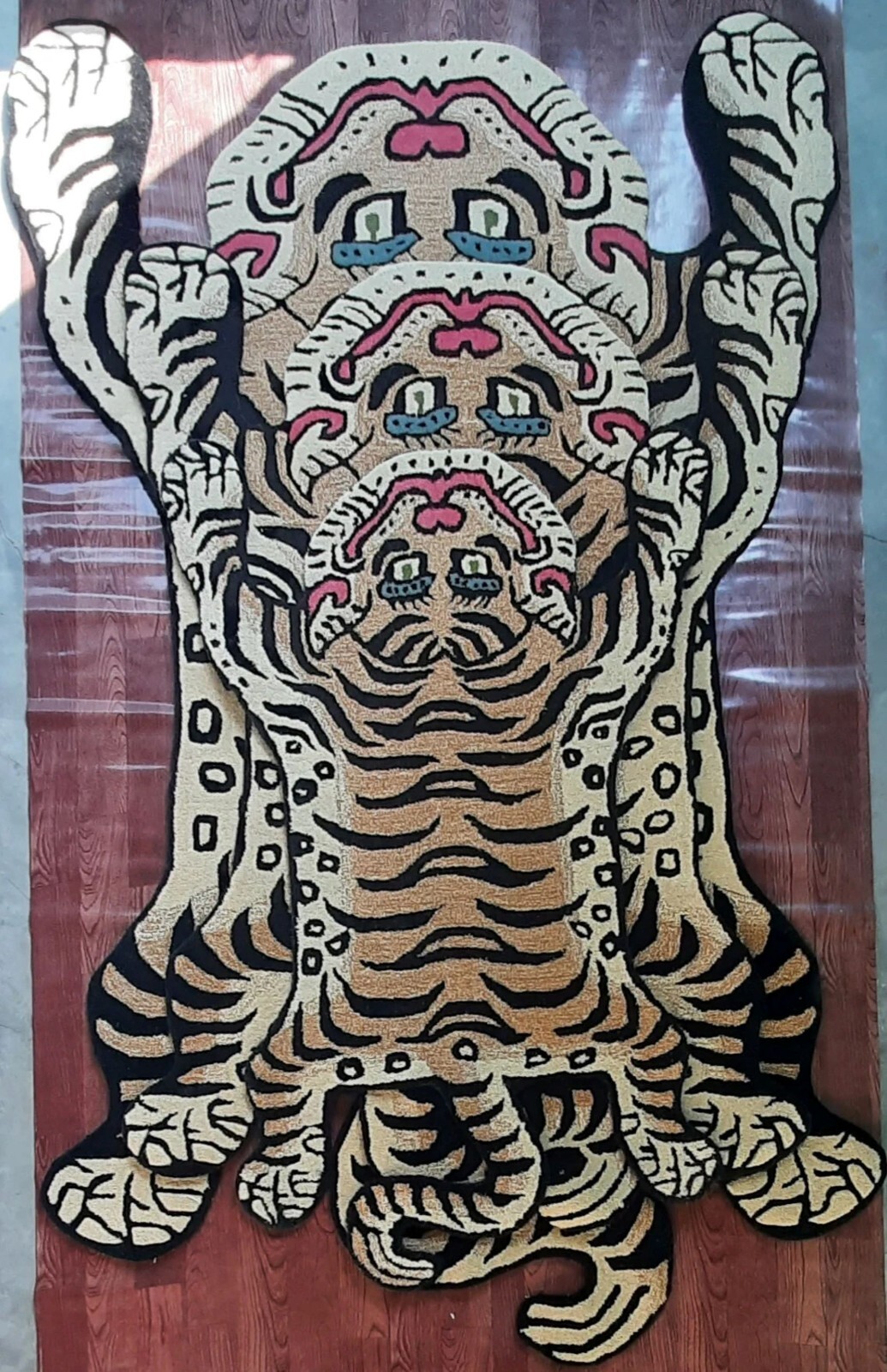 100% Woolen Hand Tufted Tibetan Tiger Rugs 2×3 Feet Handmade Carpet home decor