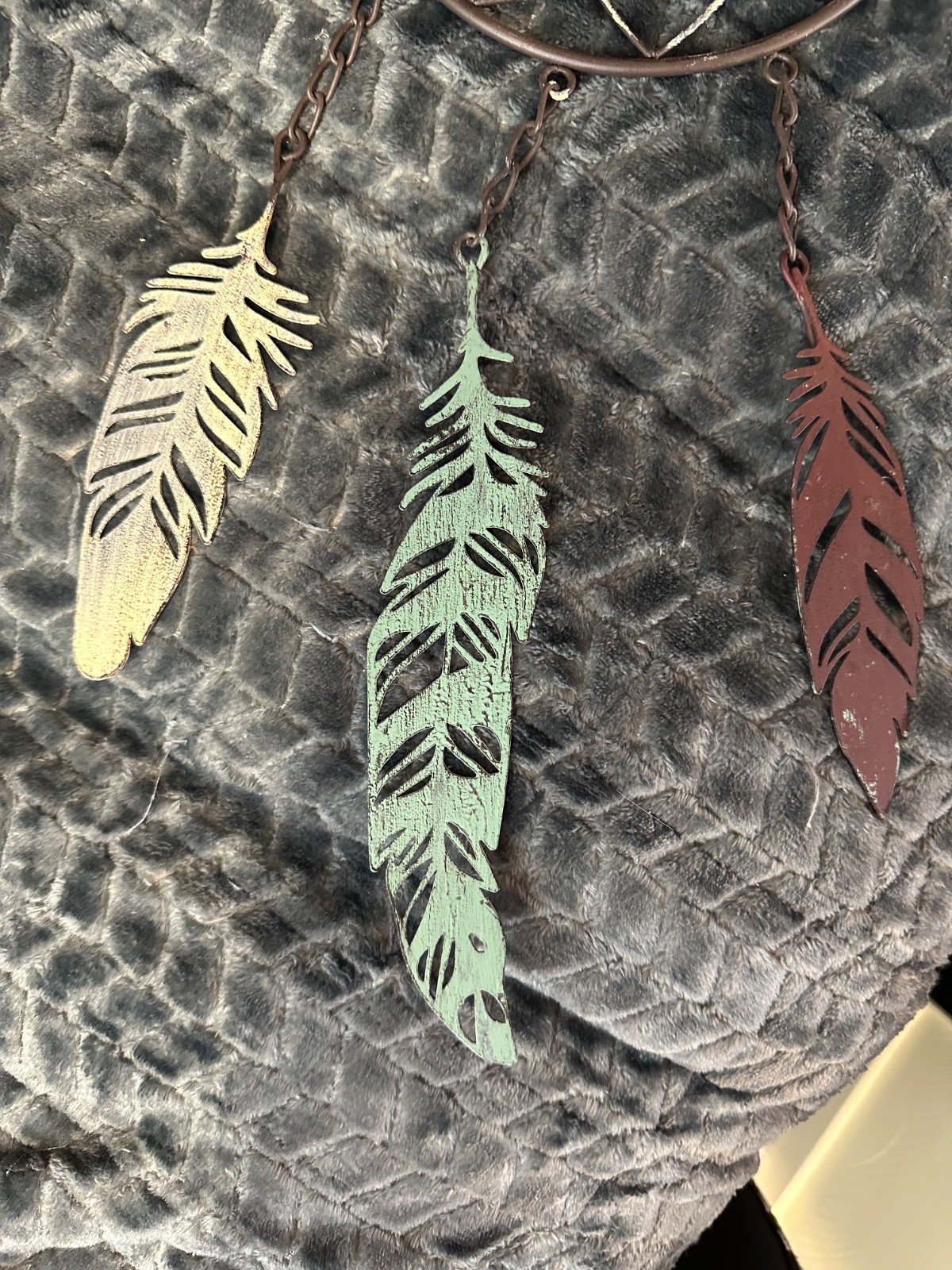 Hobby Lobby Metal Dreamcatcher Wall Hang Decor With Feathers Multicolor