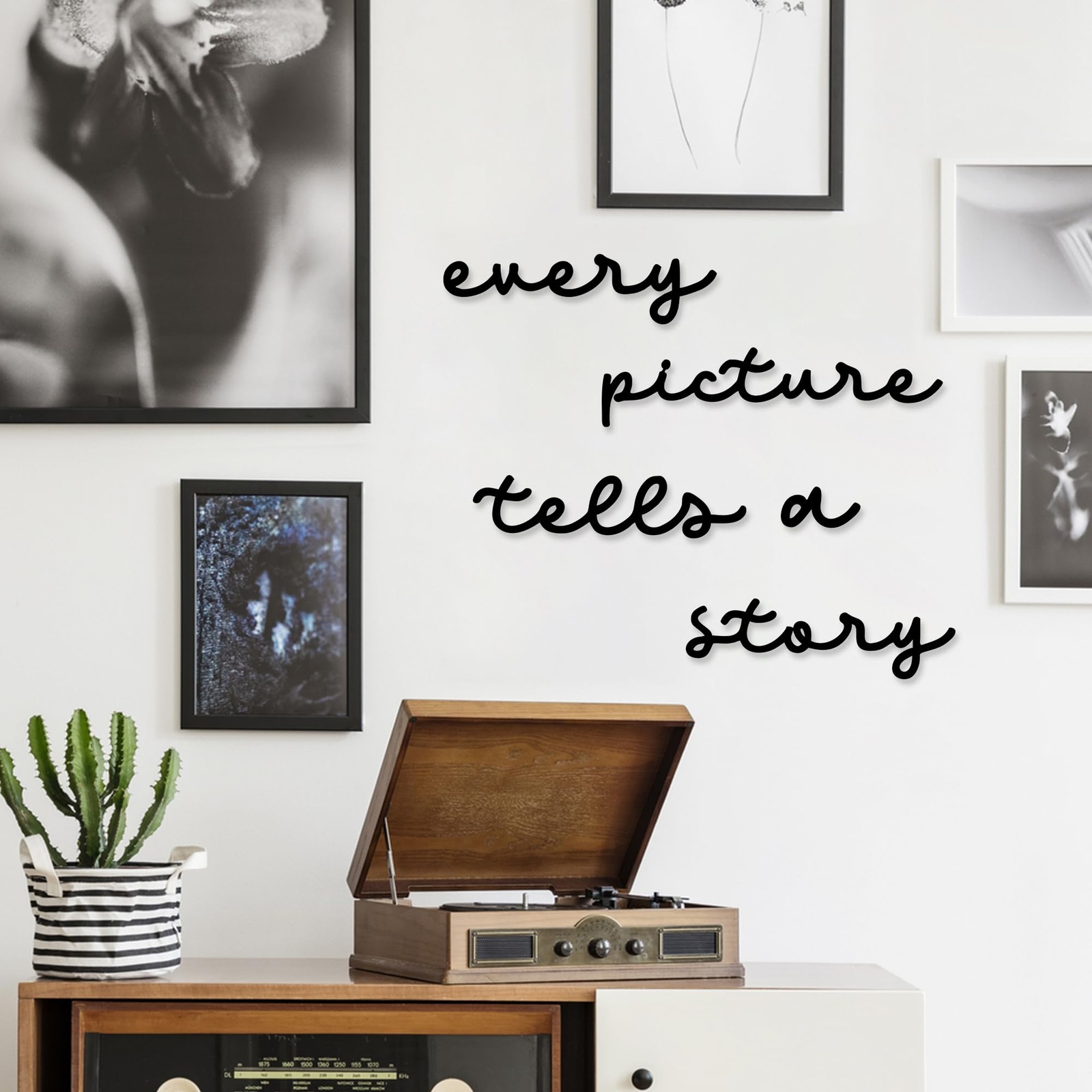 Home Sign Wall Decor Every Picture Tells A Story Metal Wall ArtFamily Wall De