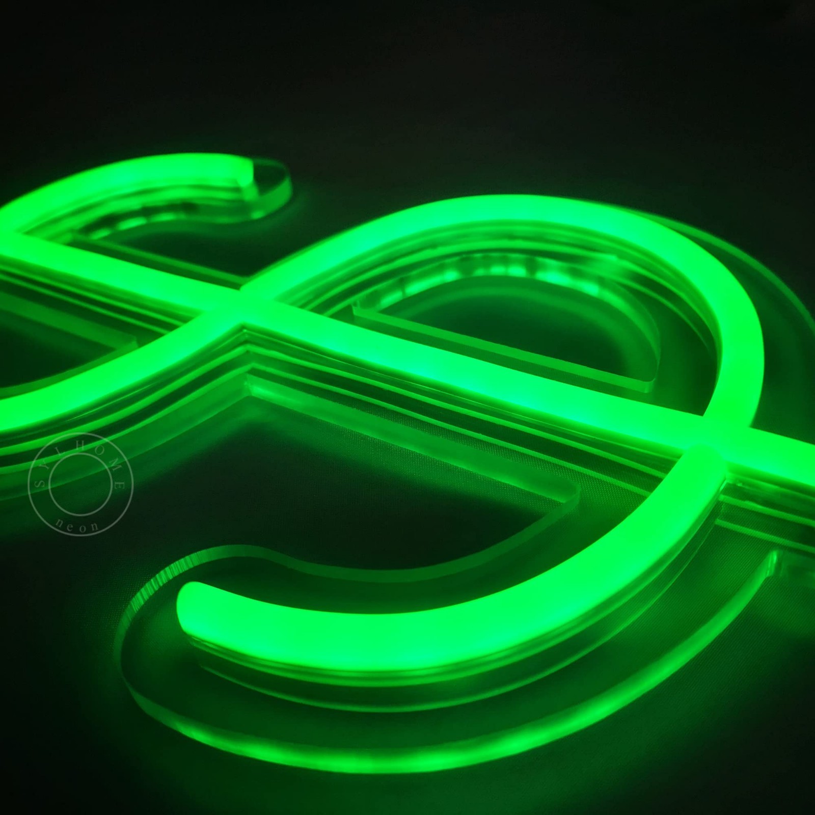 LED Dollar Sign Neon Light – Money Wall Decor for Home, Game Room, Bar, Office –