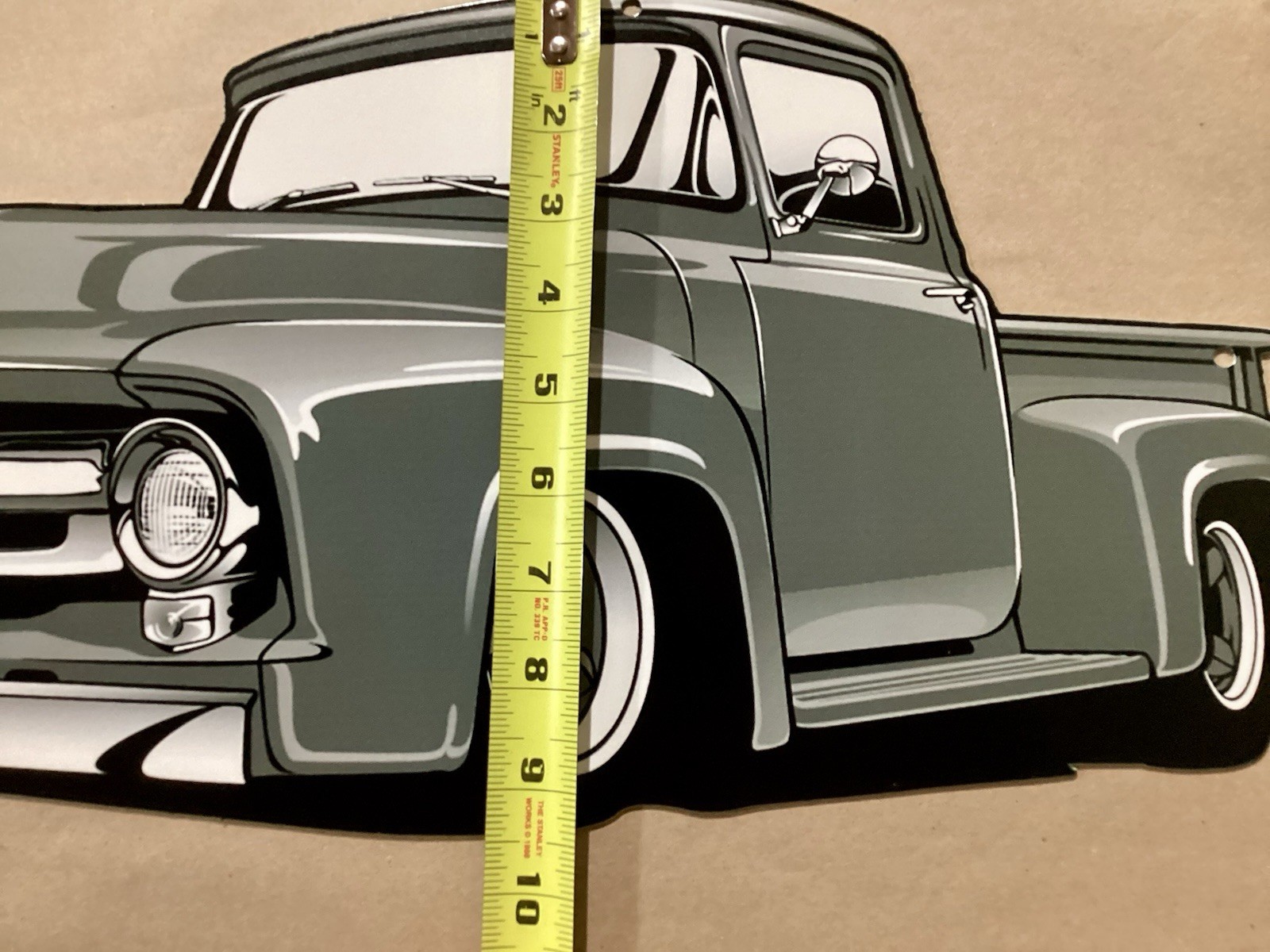 Ford F-100 Truck Metal Sign 19 X 9.5 Made On 20 Gauge Steel USA Made
